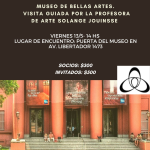 13|05 VISITA GUIADA PRIVADA AL MUSEO NACIONAL DE BELLAS ARTES