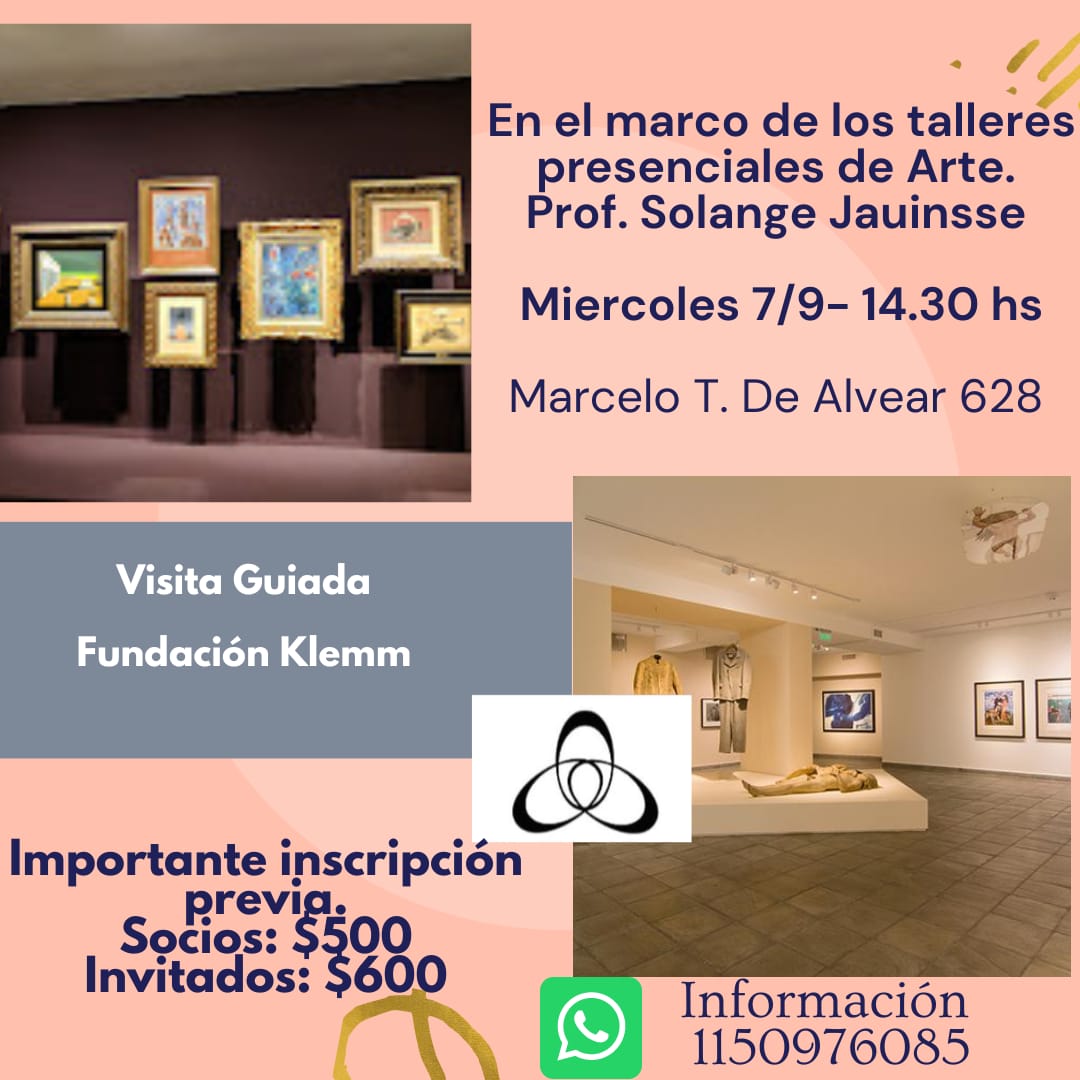 Invitación visita guiada Fundación Klemm