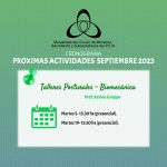 SEP- CRONOGRAMA – TALLER POSTURAL BIOMECANICA