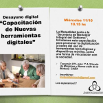 11|10 CAPACITACION DE NUEVAS HERRAMIENTAS DIGITALES